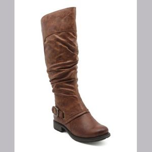 Auburn Knee-High Sheridan Boot (Dark Brown)